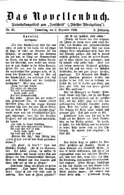 Das Novellenbuch (Der Fortschritt auf allen Gebieten des öffentlichen Lebens) Donnerstag 6. Dezember 1866