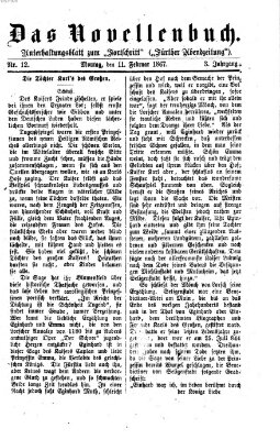 Das Novellenbuch (Der Fortschritt auf allen Gebieten des öffentlichen Lebens) Montag 11. Februar 1867