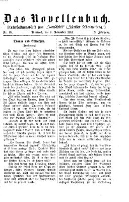 Das Novellenbuch (Der Fortschritt auf allen Gebieten des öffentlichen Lebens) Mittwoch 6. November 1867