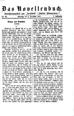 Das Novellenbuch (Der Fortschritt auf allen Gebieten des öffentlichen Lebens) Sonntag 8. Dezember 1867