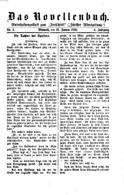 Das Novellenbuch (Der Fortschritt auf allen Gebieten des öffentlichen Lebens) Mittwoch 29. Januar 1868