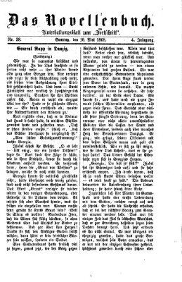 Das Novellenbuch (Der Fortschritt auf allen Gebieten des öffentlichen Lebens) Sonntag 10. Mai 1868