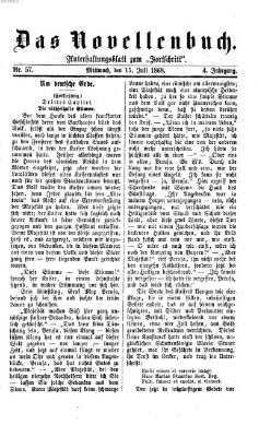 Das Novellenbuch (Der Fortschritt auf allen Gebieten des öffentlichen Lebens) Mittwoch 15. Juli 1868