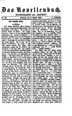 Das Novellenbuch (Der Fortschritt auf allen Gebieten des öffentlichen Lebens) Sonntag 2. August 1868