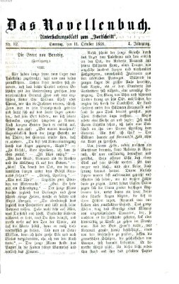 Das Novellenbuch (Der Fortschritt auf allen Gebieten des öffentlichen Lebens) Sonntag 11. Oktober 1868