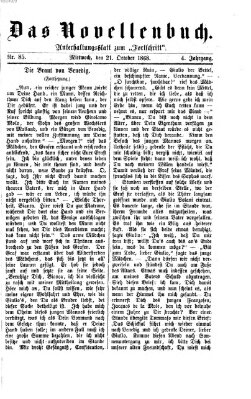 Das Novellenbuch (Der Fortschritt auf allen Gebieten des öffentlichen Lebens) Mittwoch 21. Oktober 1868