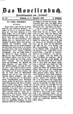 Das Novellenbuch (Der Fortschritt auf allen Gebieten des öffentlichen Lebens) Mittwoch 4. November 1868