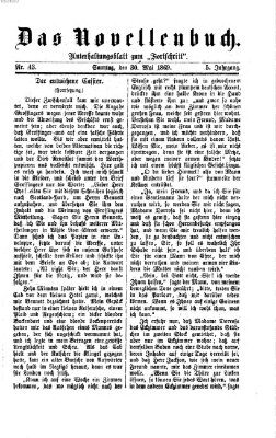 Das Novellenbuch (Der Fortschritt auf allen Gebieten des öffentlichen Lebens) Sonntag 30. Mai 1869