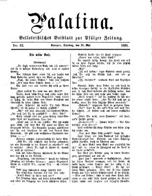 Palatina (Pfälzer Zeitung) Dienstag 25. Mai 1869