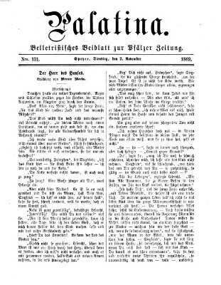 Palatina (Pfälzer Zeitung) Dienstag 2. November 1869