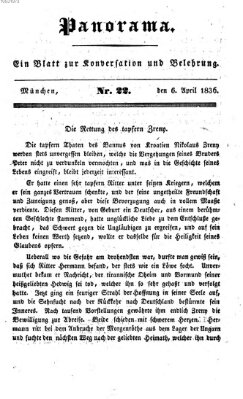 Panorama Mittwoch 6. April 1836