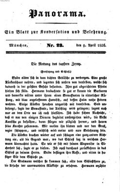 Panorama Samstag 9. April 1836