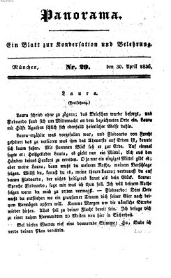 Panorama Samstag 30. April 1836