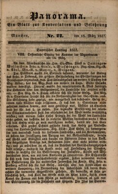 Panorama Samstag 18. März 1837