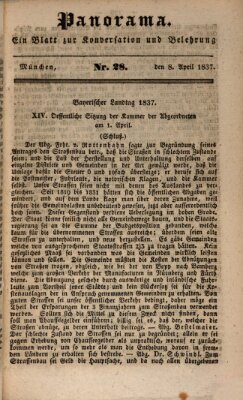 Panorama Samstag 8. April 1837