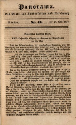 Panorama Samstag 27. Mai 1837