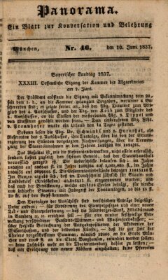 Panorama Samstag 10. Juni 1837