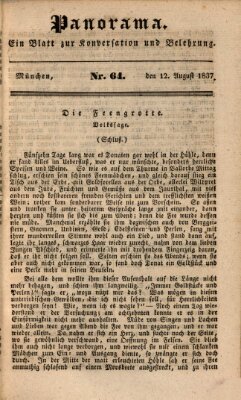 Panorama Samstag 12. August 1837