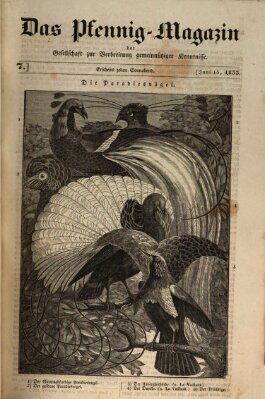 Das Pfennig-Magazin für Verbreitung gemeinnütziger Kenntnisse Samstag 15. Juni 1833