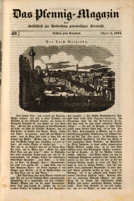 Das Pfennig-Magazin für Verbreitung gemeinnütziger Kenntnisse Donnerstag 3. April 1834