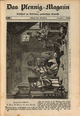 Das Pfennig-Magazin für Verbreitung gemeinnütziger Kenntnisse Samstag 8. August 1835