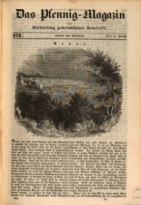 Das Pfennig-Magazin für Verbreitung gemeinnütziger Kenntnisse Samstag 16. Mai 1840