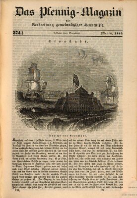 Das Pfennig-Magazin für Verbreitung gemeinnütziger Kenntnisse Samstag 30. Mai 1840