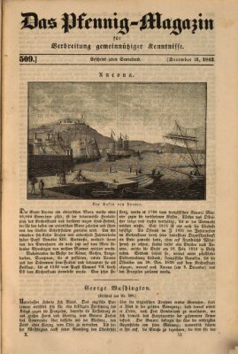 Das Pfennig-Magazin für Verbreitung gemeinnütziger Kenntnisse Samstag 31. Dezember 1842