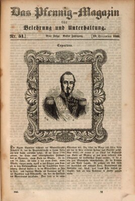 Das Pfennig-Magazin für Belehrung und Unterhaltung (Das Pfennig-Magazin für Verbreitung gemeinnütziger Kenntnisse) Samstag 23. Dezember 1843