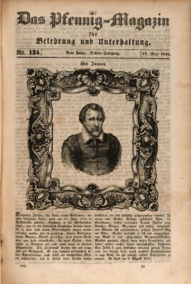 Das Pfennig-Magazin für Belehrung und Unterhaltung (Das Pfennig-Magazin für Verbreitung gemeinnütziger Kenntnisse) Samstag 17. Mai 1845