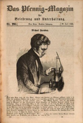 Das Pfennig-Magazin für Belehrung und Unterhaltung (Das Pfennig-Magazin für Verbreitung gemeinnütziger Kenntnisse) Samstag 29. Juli 1848