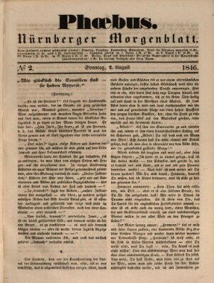 Phoebus (Nürnberger Tagblatt) Sonntag 2. August 1846