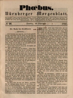 Phoebus (Nürnberger Tagblatt) Sonntag 13. September 1846