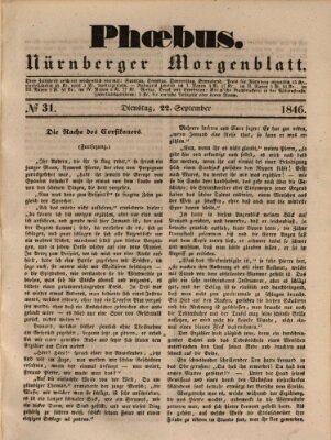 Phoebus (Nürnberger Tagblatt) Dienstag 22. September 1846