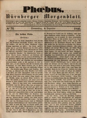 Phoebus (Nürnberger Tagblatt) Donnerstag 3. Dezember 1846