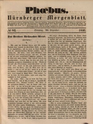 Phoebus (Nürnberger Tagblatt) Sonntag 20. Dezember 1846