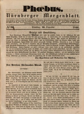 Phoebus (Nürnberger Tagblatt) Dienstag 29. Dezember 1846