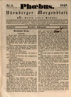 Phoebus (Nürnberger Tagblatt) Samstag 9. Januar 1847