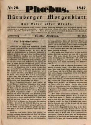 Phoebus (Nürnberger Tagblatt) Donnerstag 20. Mai 1847