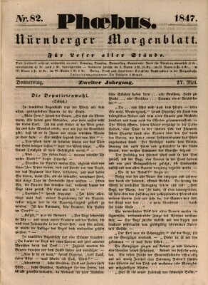 Phoebus (Nürnberger Tagblatt) Donnerstag 27. Mai 1847