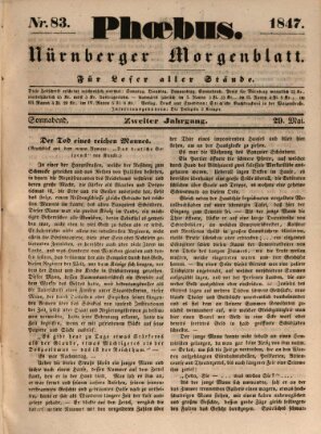 Phoebus (Nürnberger Tagblatt) Samstag 29. Mai 1847