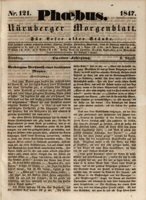 Phoebus (Nürnberger Tagblatt) Dienstag 3. August 1847