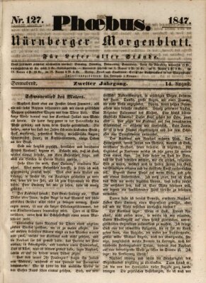 Phoebus (Nürnberger Tagblatt) Samstag 14. August 1847