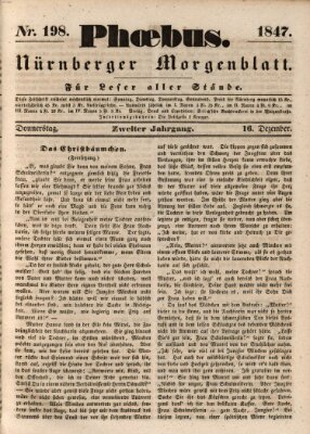 Phoebus (Nürnberger Tagblatt) Donnerstag 16. Dezember 1847