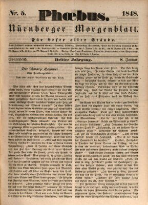 Phoebus (Nürnberger Tagblatt) Samstag 8. Januar 1848