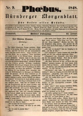 Phoebus (Nürnberger Tagblatt) Samstag 15. Januar 1848