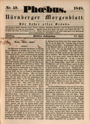 Phoebus (Nürnberger Tagblatt) Dienstag 11. April 1848