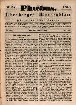 Phoebus (Nürnberger Tagblatt) Dienstag 23. Mai 1848