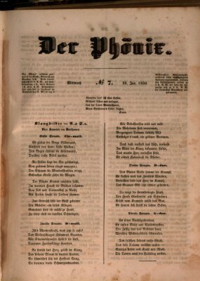 Der Phönix Mittwoch 23. Januar 1850