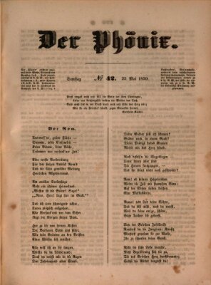 Der Phönix Samstag 25. Mai 1850